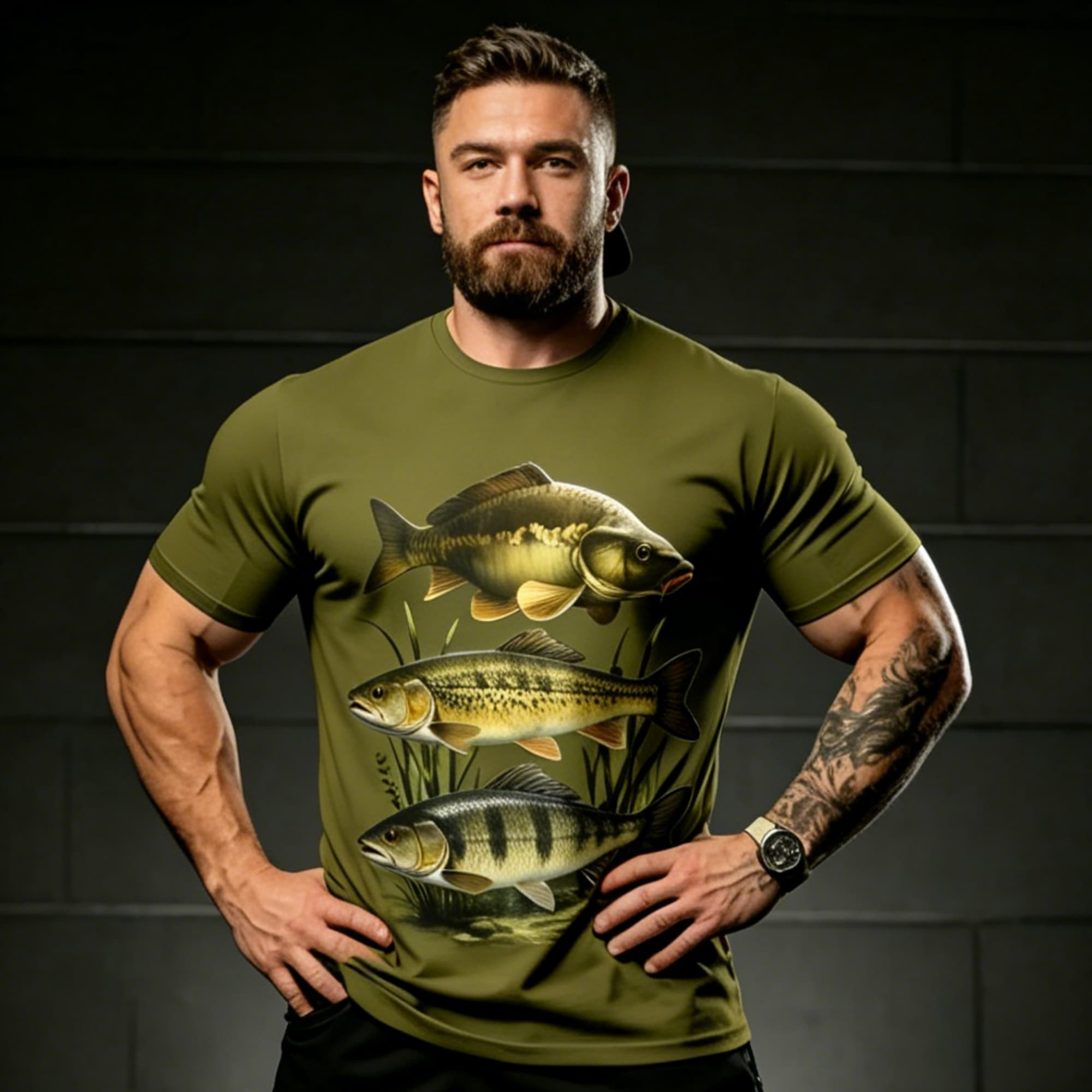 Men Army Green Freshwater Fish - Us Aquatic Sports review and price